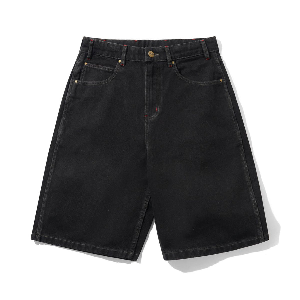 Butter Goods Dragon Denim Shorts, Black