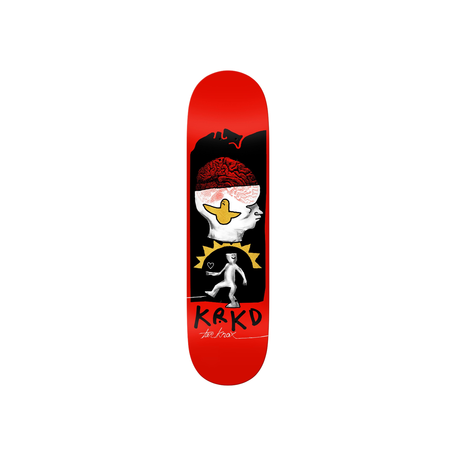 Krooked Tom Knox Brain & Bird Deck 8.5
