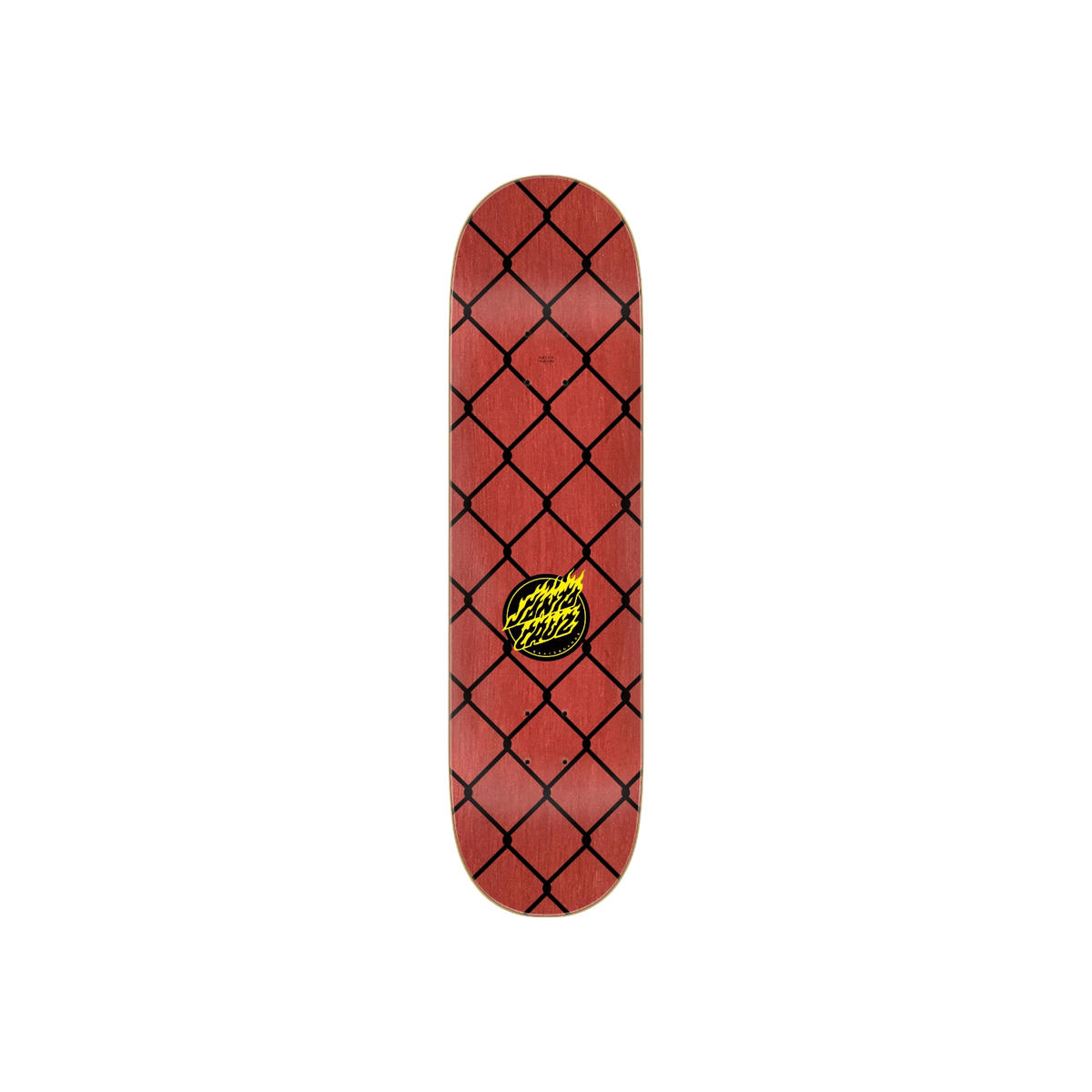 Santa Cruz Flame Dot Chain Deck 8.25