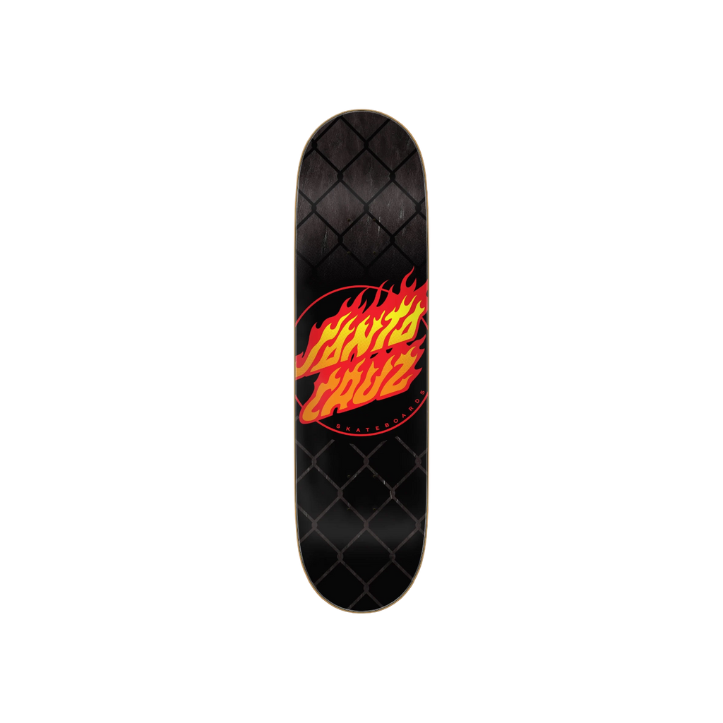 Santa Cruz Flame Dot Chain Deck 8.5