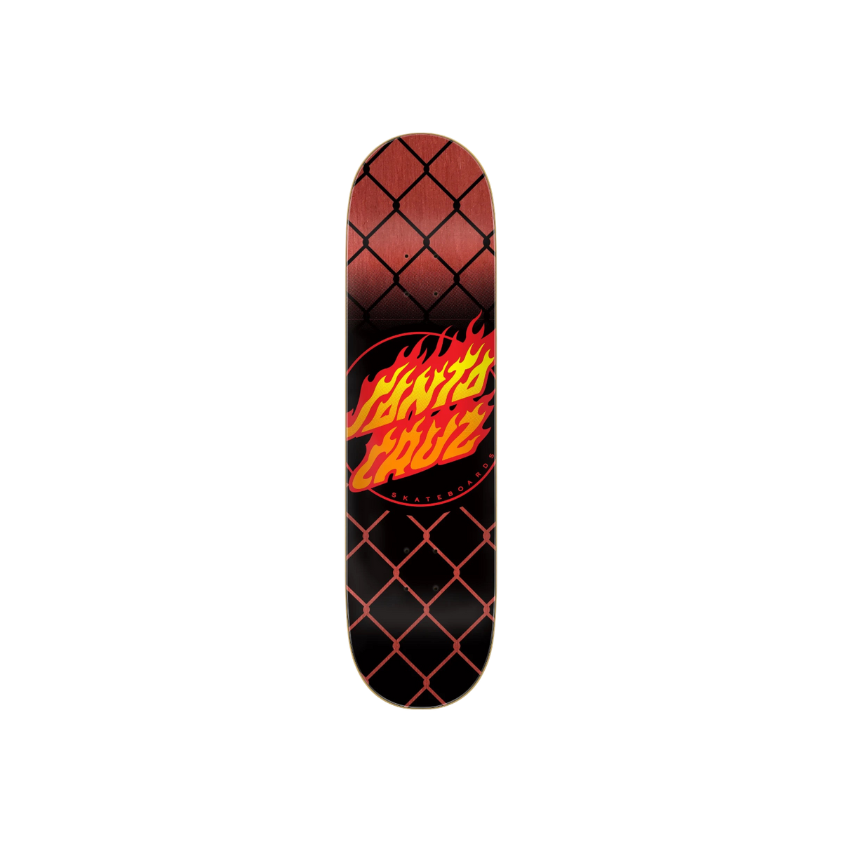 Santa Cruz Flame Dot Chain Deck 8.25