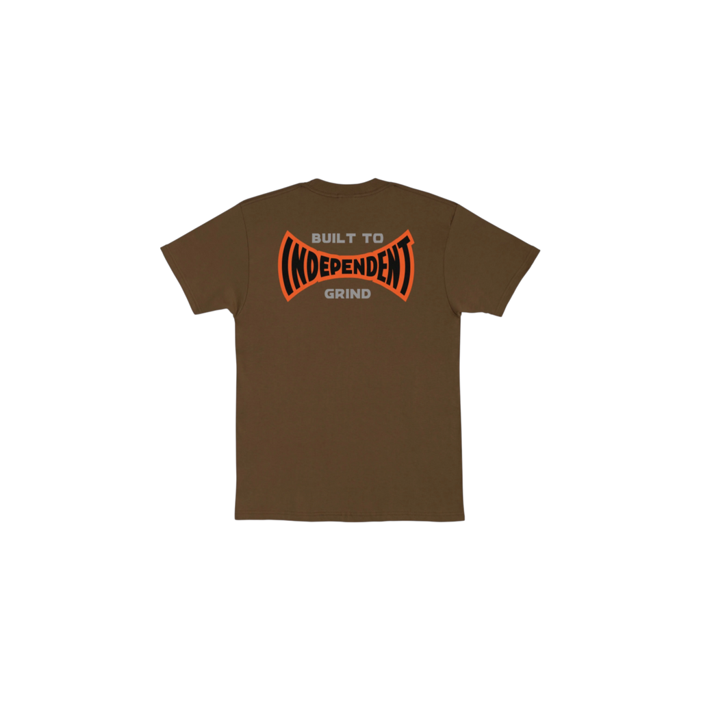 Independent Reflective Built to Grind Span Tee Chocolate Brown