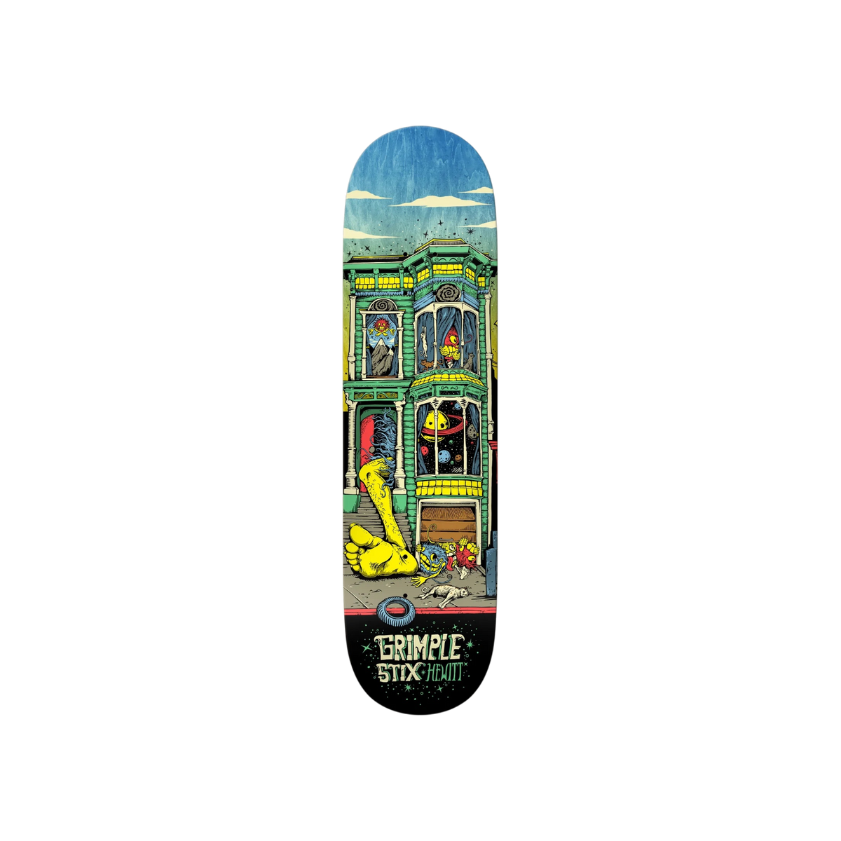 Antihero Grimple Stix Hewitt Victorian Deck 8.5
