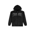 Thrasher Flame Embroidered Zip Up